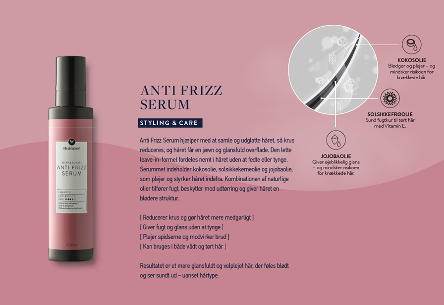 Anti Frizz Serum, 200 ml.